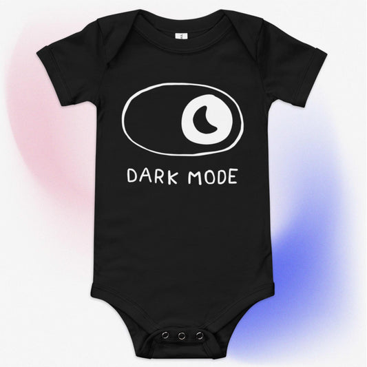 Dark Mode Baby Onesie
